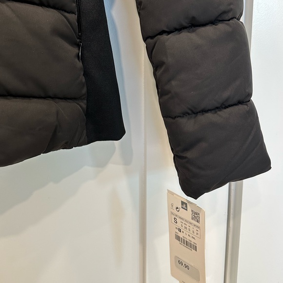 NWT Zara Hooded Quilted Jacket - Picture 10 of 10